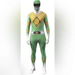Morphsuits Green Power Ranger Costume Adult Power Rangers Costume Adult Men